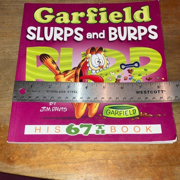 Garfield slurps and burps ,his 67th book- Book Volume 67 by Jim Davis - Picture 6 of 13